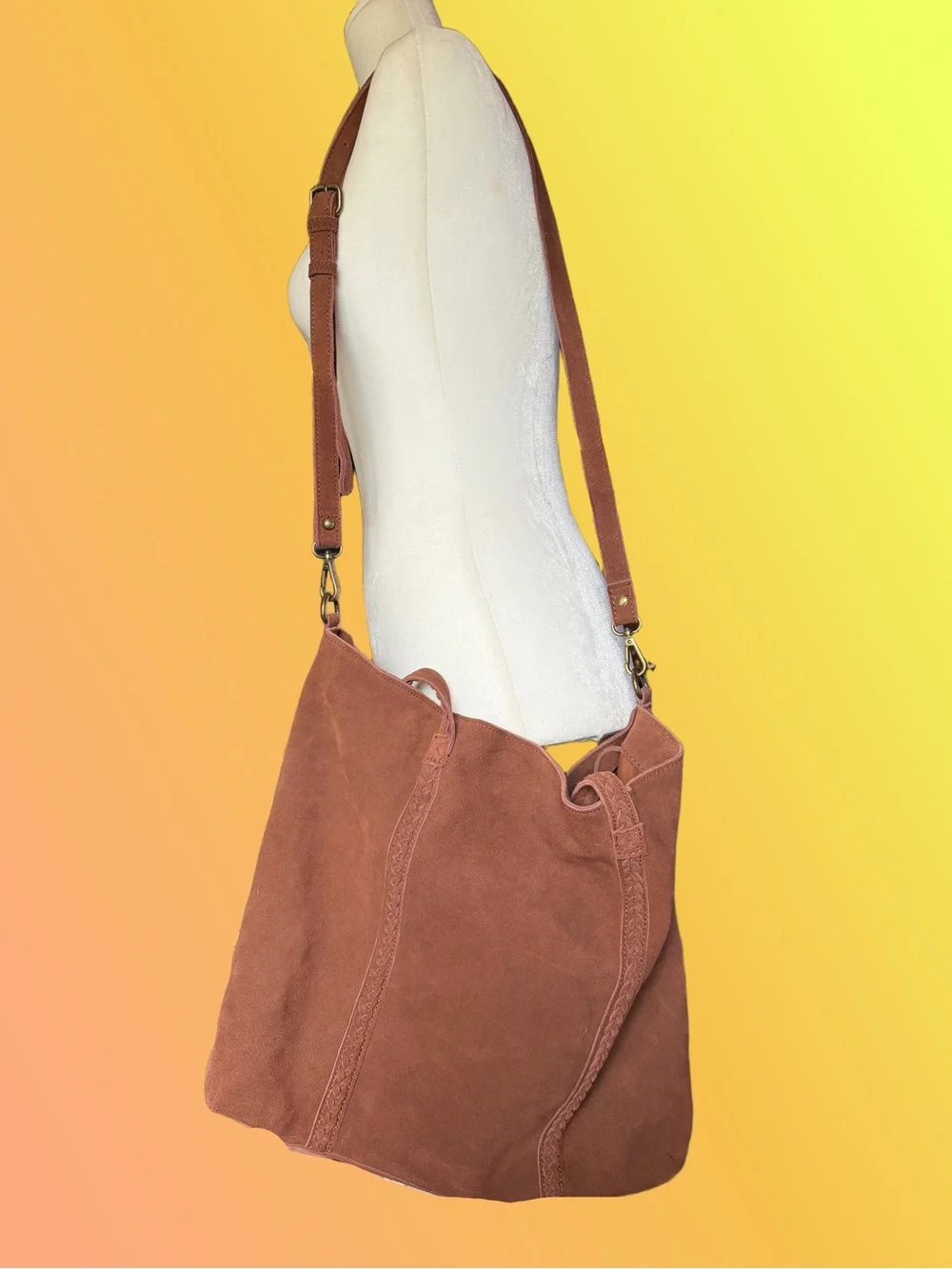 Moda Luxe Hobo Bag in Brown Ombré- Brand New w/Tags
